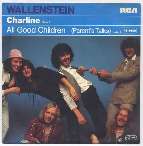 Vinyl-Single: Wallenstein: Charline / All Good Children RCA PB 5605, (P) 1978