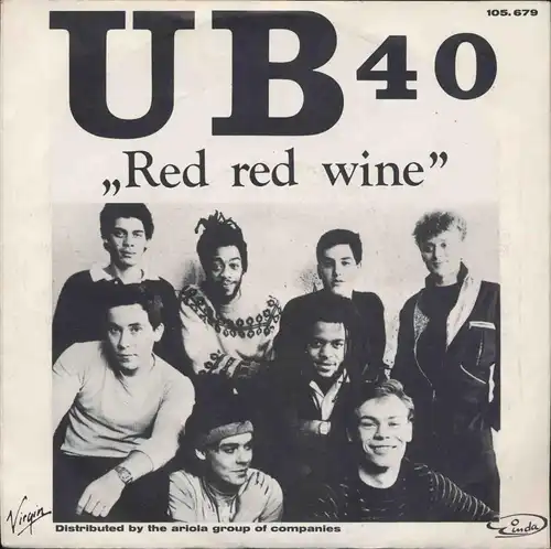 Vinyl-Single: UB 40: Red Red Wine / Sufferin\' Virgin 105.679, (P) 1983 