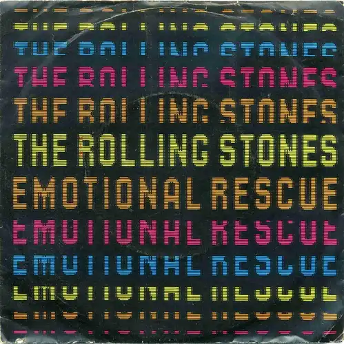Vinyl-Single: The Rolling Stones: Emotional Rescue / Down In The Hole Rolling Stones Records 1 C 006-63 974, (P) 1980 