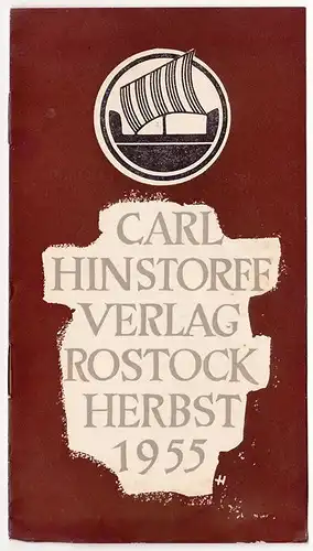 Verzeichnis neuer Bücher Herbst 1955 - Hinstorff Verlag

