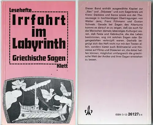 Irrfahrt im Labyrinth - Griechische Sagen, Klett-Leseheft