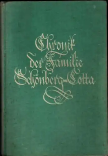 Chronik der Familie Schönberg-Cotta - Lina Haarbeck, 1927
