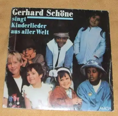 LP Gerhard Schöne - singt Kinderlieder aus aller Welt, AMIGA