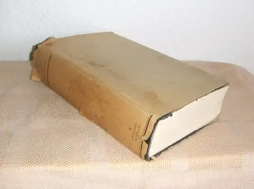 Englisch-Deutsch Wörterbuch - James/ Wildhagen, 1938