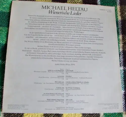 LP Michael Heltau - Wienerische Lieder, AMIGA