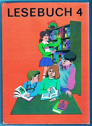DDR Schulbuch Lesebuch 4. Klasse 1971