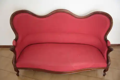 Sofa Louis-Philippe im ersten Film, 1830 1850, Neapel Rechnung Französisch