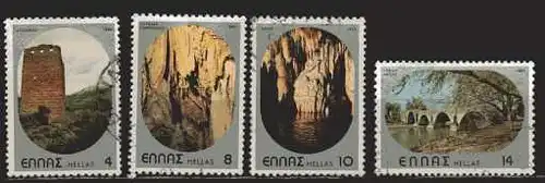 Griechenland Mi 1403 und 1405 bis 1407   gestempelt