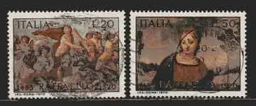 Italien  MiNr. 1305 und 1306  gestempelt