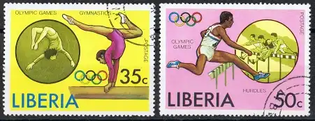 Liberia  MiNr. 994 A und 995 A   gestempelt