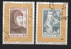 Italien MiNr. 1455 und 1456 gestempelt