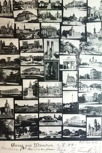 AK München Gruß aus München 