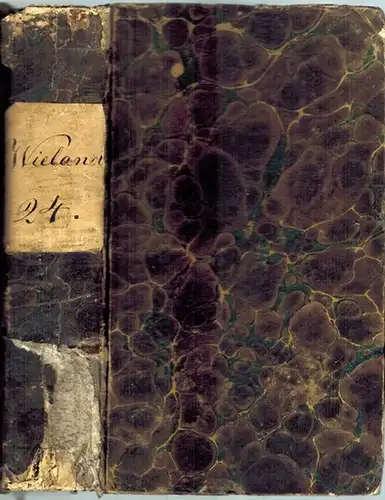 Wieland, Christoph Martin: C. M. Wielands sämmtliche Werke. [1] Vier und zwanzigster Band. Vermischte Aufsätze, literarischen, filosofischen und historischen Inhalts. Mit Großherzoglich Badischem gnädigstem Privlegio.. 