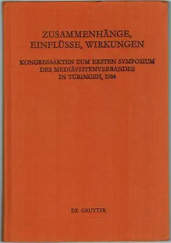 Fichte, Jörg O. (Hg.): Zusammenhänge, Einflüsse, Wirkungen. Kongressakten zum ersten Symposium des Mediävistenverbandes in Tübingen, 1984
 Berlin - New York, Walter de Gruyter, 1986. 