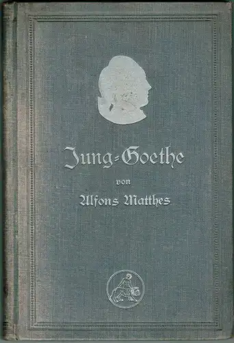 Matthes, Alfons: Jung-Goethe 1761. Ein dramatisches Lebensbild in drei Aufzügen und einem nach erhaltenen Andeutungen wieder hergestellten Goethe'schen Zwischenspiel. Zweite Auflage
 Berlin, Buchverlag Humanitas (A. Matthes), ohne Jahr [1911]. 