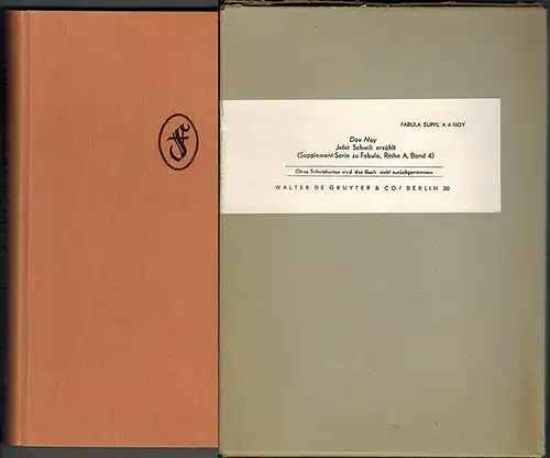 Noy, Dov: Jefet Schwili erzählt. Hundertneunundsechzig jemenitische Volkserzählungen aufgezeichnet in Israel 1957-1960
 Berlin, Walter de Gruyter, 1963. 