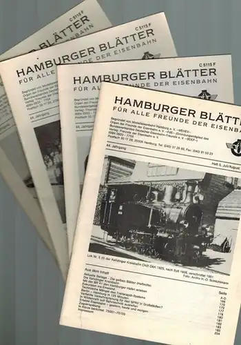 Hamburger Blätter für alle Freunde Eisenbahn. 44. Jahrgang. [1] Heft 1, Januar 1997. [2] Heft 2, März 1997. [3] Heft 3, April 1997. [4] Heft 5. Juli/August 1997
 Hamburg, Freunde der Eisenbahn e. V., 1997. 