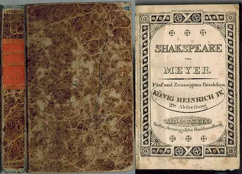 Shakespeare, William: Shakspeare von Meyer. [1] Fünf und zwanzigstes Bändchen. König Heinrich der Vierte. Zweiter Theil. [2] Sechs und zwanzigstes Bändchen. Cymbeline. [= Shakspeare's Sämmtliche.. 