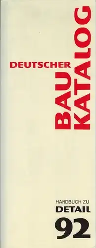 Heber, Jo; Ring-Heber, AnneMarie (Red.): Deutscher Baukatalog 92. 23. Ausgabe. Architekten- und Bautechniker-Handbuch der Zeitschrift Detail
 München, Institut für Internationale Architektur-Dokumentation, 1992. 