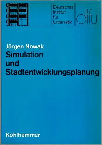 Nowak, Jürgen: Simulation und Stadtentwicklungsplanung. [= Schriften des deutschen Instituts für Urbanistik (difu) Band 41]
 Stuttgart - Berlin - Köln - Mainz, W. Kohlhammer, (1973). 