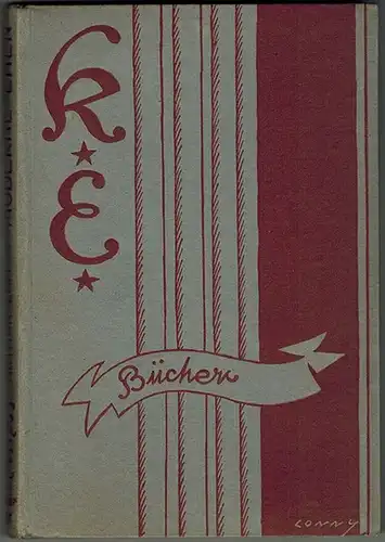 Zapp, Arthur: Moderne Ehen. Roman. [= K. E. Bücher Band 4]
 Berlin, Kurt Ehrlich, (1924). 