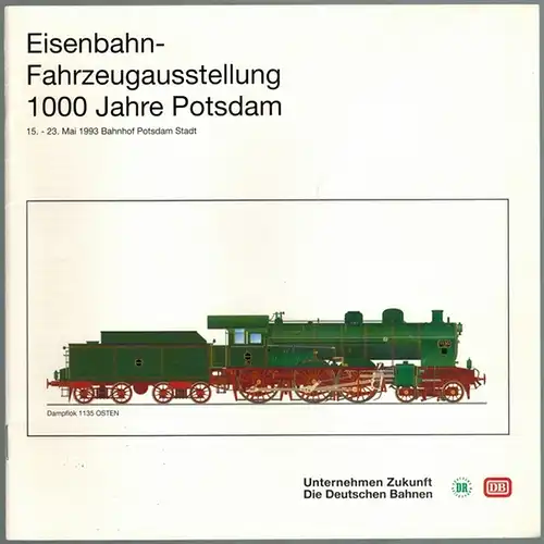 Miedecke, Siegfried; Kluge, Wolfram; Mersiovsky, Jürgen: Eisenbahn-Fahrzeugausstellung 1000 Jahre Potsdam. 15.-23. Mai 1993 Bahnhof Potsdam Stadt
 Berlin, Deutsche Reichsbahn - Deutsche Bahn AG, 1992. 