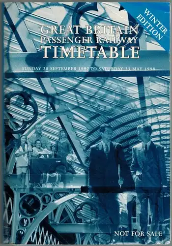 Great Britain Passenger Railway Timetable. Sunday 28 September 1997 to Saturday 23 May 1998
 Colchester, Benham and Co (Printer), 1997. 