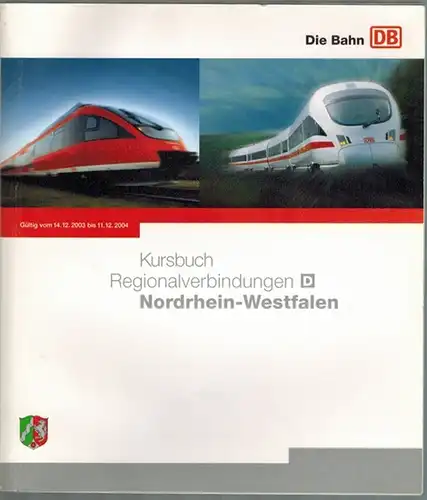 Kursbuch Teil D. Regionalverbindungen. Nordrhein-Westfalen. Gültig vom 14.12. 2003 bis 11.12.2004
 Frankfurt/Main, Deutsche Bahn Geschäftsbereich Reise&Touristik, 2003. 