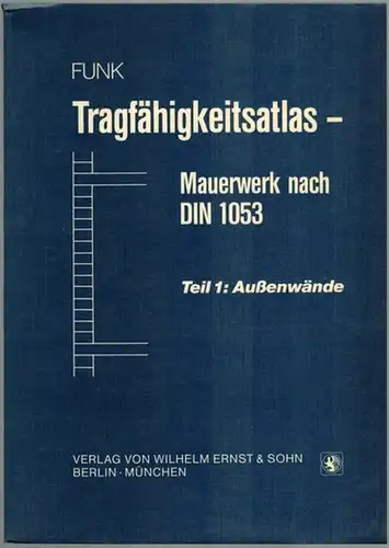 Funk, Peter: Tragfähigkeitsatlas - Mauerwerk nach DIN 1053. Teil 1: Außenwände
 Berlin - München, Verlag von Wilhelm Ernst & Sohn, 1983. 