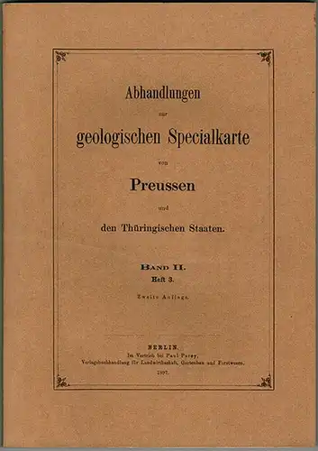 Berendt, Georg: Die Umgegend von Berlin. Allgemeine Erläuterungen zur geognostisch agronomischen Karte derselben. I. Der Nordwesten Berlins in 9 Blatt (im Maassstab 1:25000). Nebst 12.. 