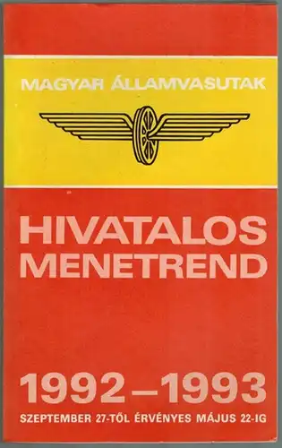 Magyar Államvasutak (Hg.): Hivatalos Menetrend. Érvényes: 1992. Szeptember 27-töl 1993. Május 22-ig
 Budapest, Magyar Államvasutak, 1992. 