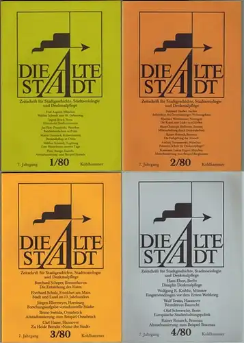 Borst, Otto; Herzfeld, Hans; Hillebrecht, Rudolf; Mielke, Friedrich; Mitscherlich, Alexander (Hg.): Die Alte Stadt. Zeitschrift für Stadtgeschichte, Stadtsoziologie und Denkmalpflege. Siebter Jahrgang. [1] Band 1/1980.. 