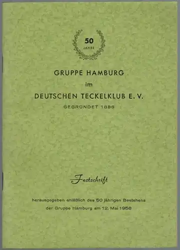 50 Jahre Gruppe Hamburg im Deutschen Teckelklub e. V., gegründet 1888. Festschrift herausgegeben anläßlich des 50 jährigen Bestehens der Gruppe Hamburg am 12. Mai 1958
 Hamburg, Gruppe Hamburg im Deutschen Teckelklub, 12. Mai 1958. 
