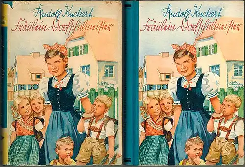 Kuckert, Rudolf: Fräulein Dorfschulmeister. Eine lustige Erzählung für junge Mädchen. 1. Tausend bis 5500. [Verlagsnummer 139]
 Berlin - Leipzig, Hanns-Jörg Fischer-Verlag, 1939. 