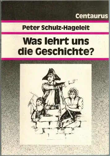 Schulz-Hageleit, Peter: Was lehrt uns die Geschichte? Annäherungsversuche zwischen geschichtlichen und psychoanalytischem Denken. [= Geschichte und Psychologie. Band 2]
 Pfaffenweiler, Centaurus-Verlagsgesellschaft, 1989. 