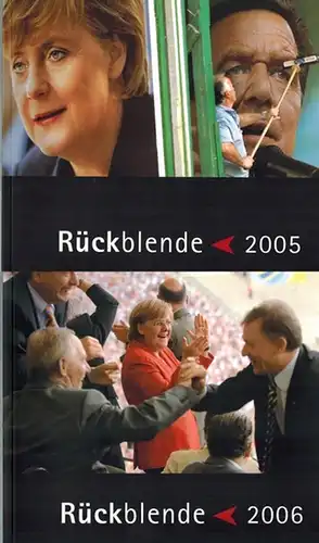 Rückblende. Herausgeber: Vertretung des Landes Rheinland Pfalz beim Bund in Berlin [Der deutsche Preis für politische Fotografie und Karikatur]. [Konvolut:] [1] Rückblende 2000. [2] Rückblende.. 