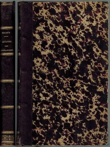 Michéa, Claude-Francois: Du délire des sensations. Ouvrage couronné par l'Académie Royale de Médecine
 Paris, Labé Libraire de la faculté de médecine, 1846. 