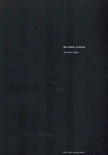 Kieren, Martin: Max Dudler, Architekt. Katalog zur Ausstellung in der Galerie Max Hetzler, Berli, vom 30. März bis zum 25. Mai 1996
 Berlin, Gebr. Mann Verlag, (1996). 