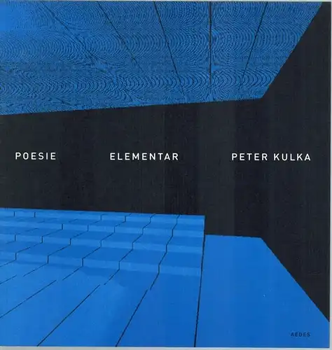 Kulka, Peter: Poesie - Elementar - Peter Kulka. Ausstellung 30.08. - 13.10.2002. Katalog Herausgeber: Kristin Peireiss; Hans-Jürgen Commerell
 Berlin, Aedes West, 2002. 