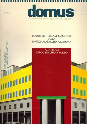 domus. Monthly Review of Architecture Interiors Design Art. Numero 684
 Rozzano/Milano, Editoriale Domus, Juni 1987. 