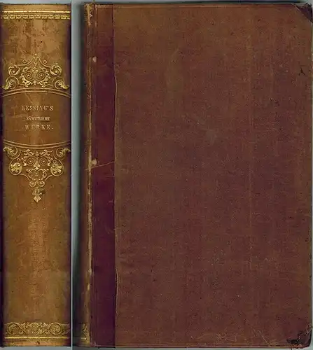 Lessing, Ephraim Gotthold: Lessing's sämmtliche Werke in Einem Bande. Mit dem Bildniß des Verfassers
 Leipzig, Verlag der G. J. Göschen'schen Buchhandlung, 1841. 