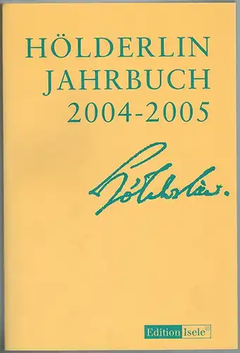 Franz, Michael; Gaier, Ulrich; Vöhler, Martin (Hg.): Hölderlin-Jahrbuch. Begründet von Friedrich Beißner und Paul Kluckhohn. Im Auftrag der Hölderlin-Gesellschaft herausgegeben. Vierunddreißigster Band 2004-2005
 Eggingen, Edition Isele, (2006). 