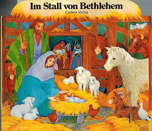 Im Stall von Bethlehem. Illustration: Irana Shepherd
 Reinbek bei Hamburg, Carlsen Verlag, (1979). 