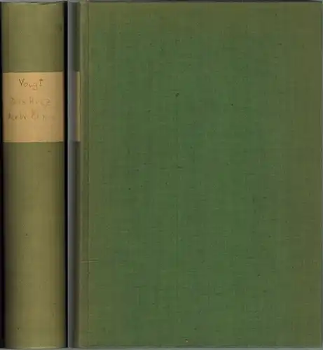 Voigt, Bernhard: Das Herz der Wildnis. Ein Roman aus Deutsch-Südwest-Afrikas ersten Tagen. Frontbuchhandelsausgabe für die Wehrmacht
 Berlin, Safari-Verlag, (1940). 