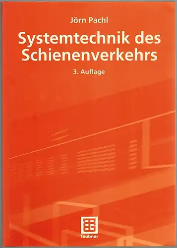 Pachl, Jörn: Systemtechnik des Schienenverkehrs. 3. Auflage. Mit 155 Abbildungen und 13 Tabellen
 Stuttgart - Leipzig - Wiesbaden, B. G. Teubner, 2002. 