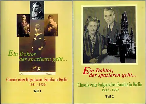 Verhoek, Margarethe Johanne: Ein Doktor, der spazieren geht ... Chronik einer bulgarischen Familie in Berlin. November 1911 - September 1999 [1] Teil 1. 1911 - 1939. [2] Teil 2. 1939 - 1952
 Berlin, Selbstverlag, 2001 / 2003. 