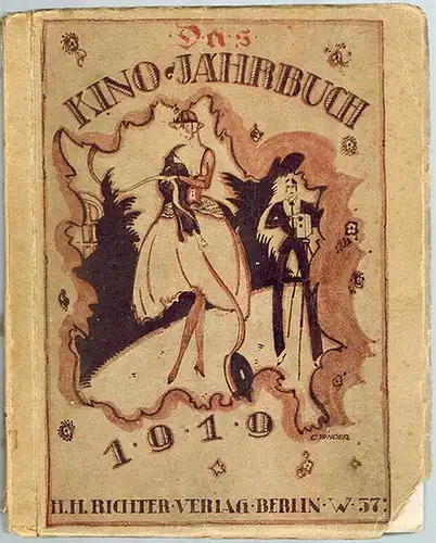 Richter, Hans (Hg.): Das Kinojahrbuch 1919. Umschlag und Textzeichnungen: H. O. Binder
 Berlin, Hans Hermann Richter Verlag, 1919. 