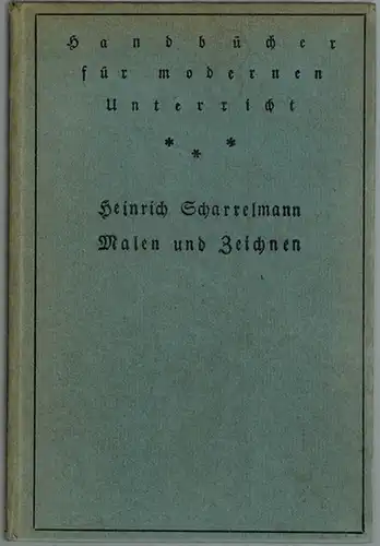 Scharrelmann, Heinrich: Das Malen und Zeichnen zur Belebung des Elementarunterrichts und der häuslichen Beschäftigung der Kinder. Mit 246 Bildern und 2 farbigen Tafeln. [= Handbücher für modernen Unerricht]
 Hamburg - Berlin, Alfred Janssen, 1913. 