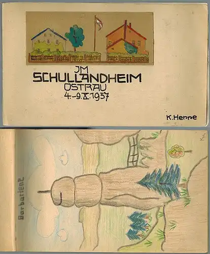 Herre, K: Im Schullandheim Ostrau 4. - 9. X. 1937
 Ostrau, 1937. 