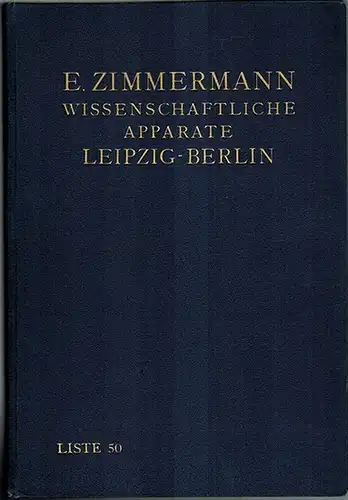 E. Zimmermann: Psychologische und Physiologische Apparate. Liste 50 - Mikrotome n. Minot Liste 47 - Psychotechnik: Sonderlisten
 Leipzig - Berlin, E. Zimmermann Wissenschaftliche Apparate, 1928. 